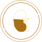 Ilustrace kočičí ledviny symbolizující krok včasné diagnózy.