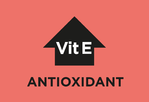 Zvýšený obsah vitamínu E