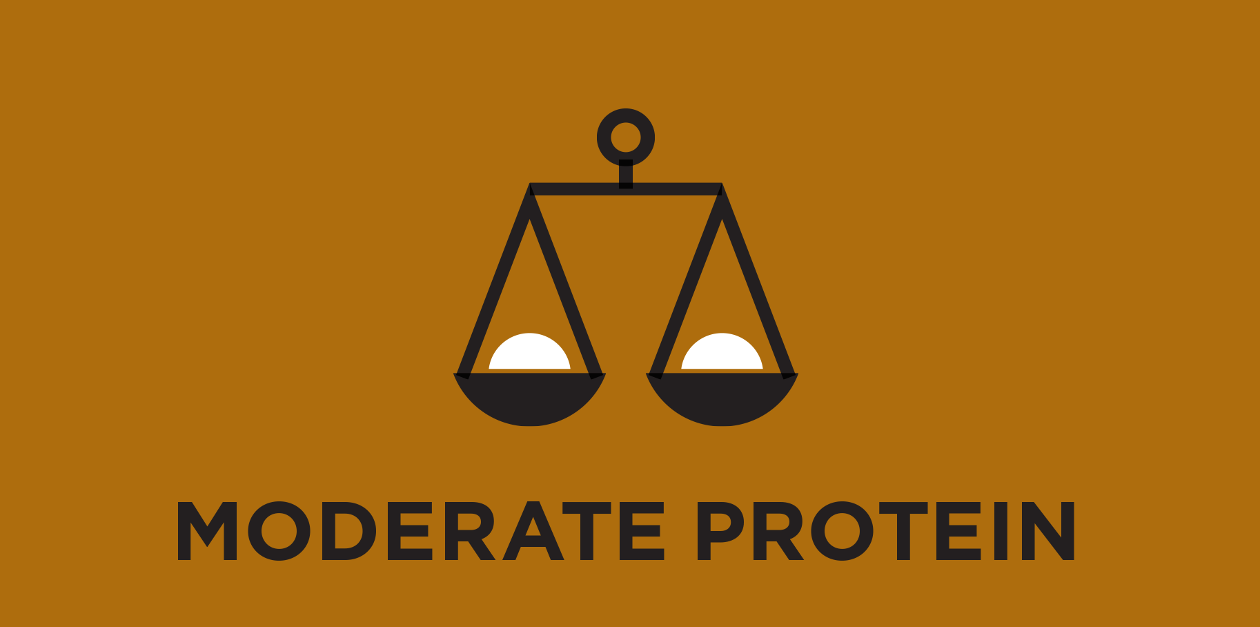 Střední obsah proteinů