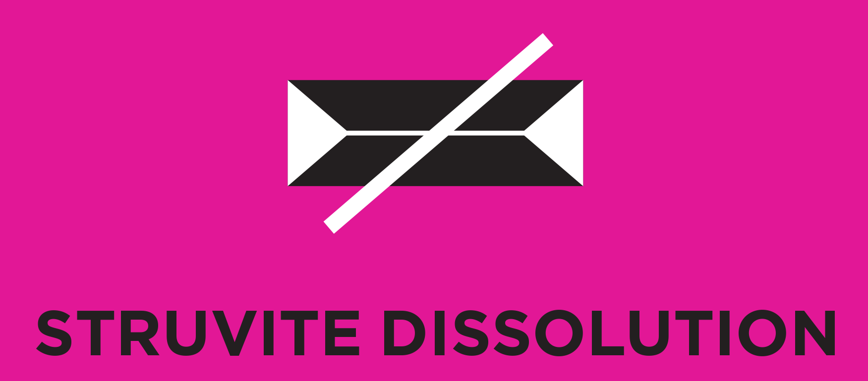 Rozpouštění struvitů